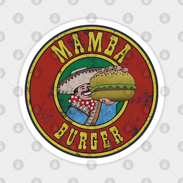 Black Books - Mamba Burger Magnet by IncognitoMode